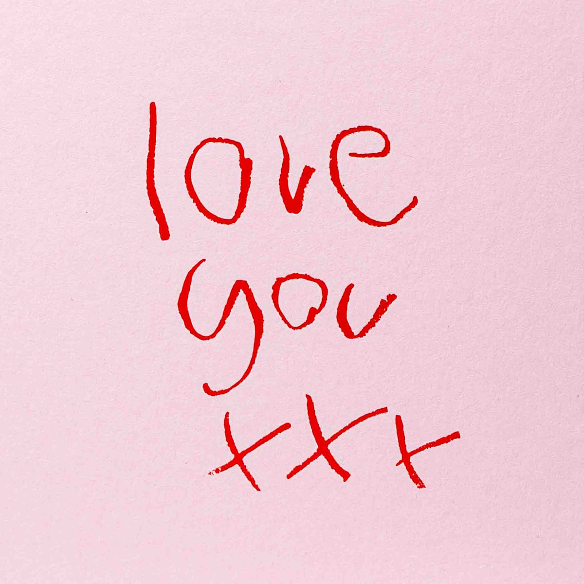 Love You xxx - Hand Foiled Card – Text From A Friend