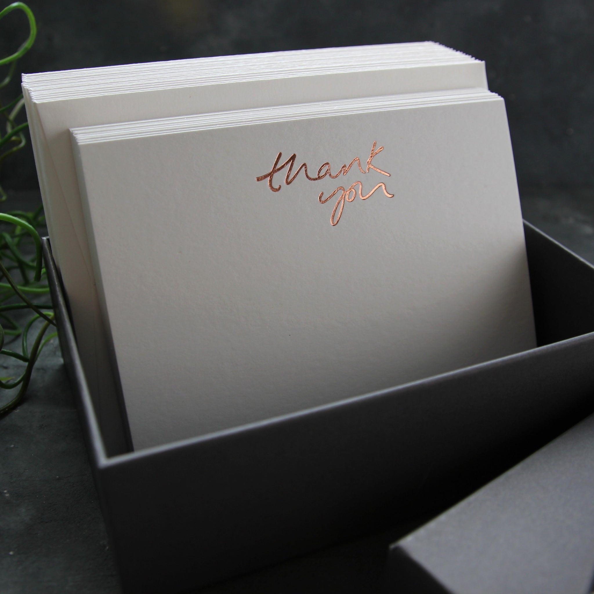 Thank You - Hand Foiled Notecards