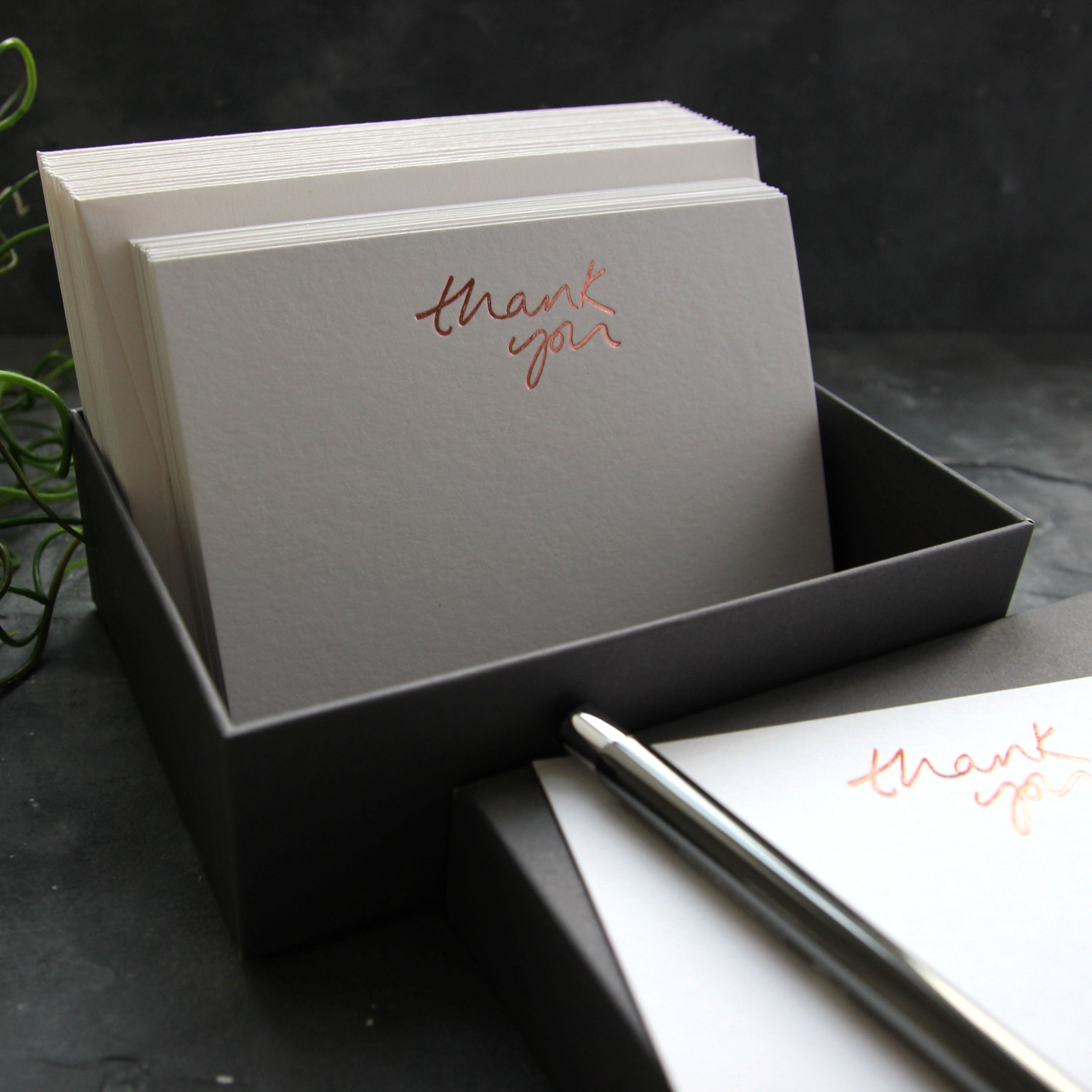 Thank You - Hand Foiled Notecards