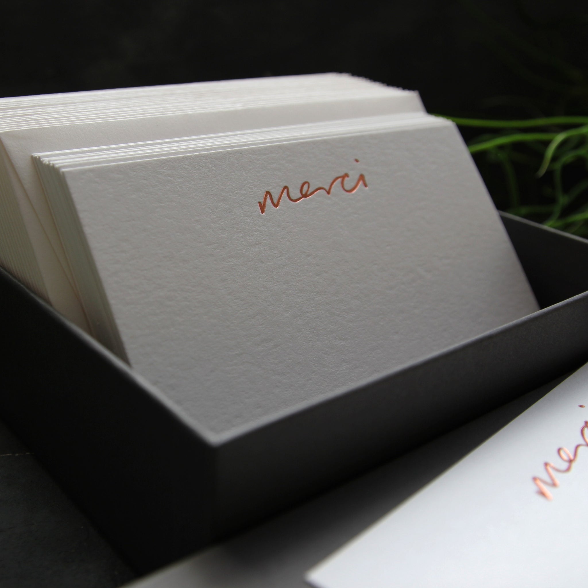 Merci - Hand Foiled Notecards